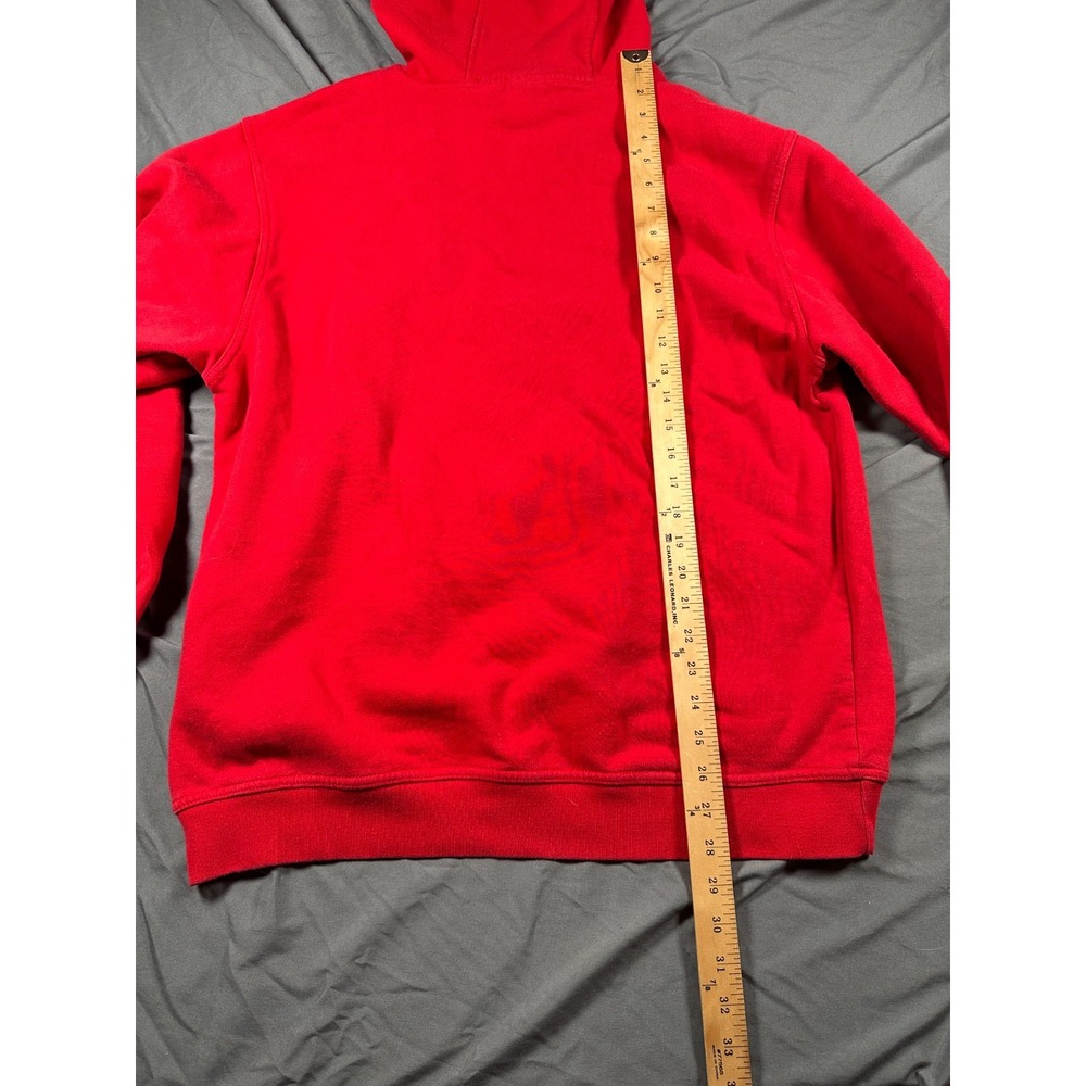 Vintage Reebok Gridiron Classic Hoodie Mens Medium Red NFL‎ Tampa Bay Buccaneers - Picture 8 of 9